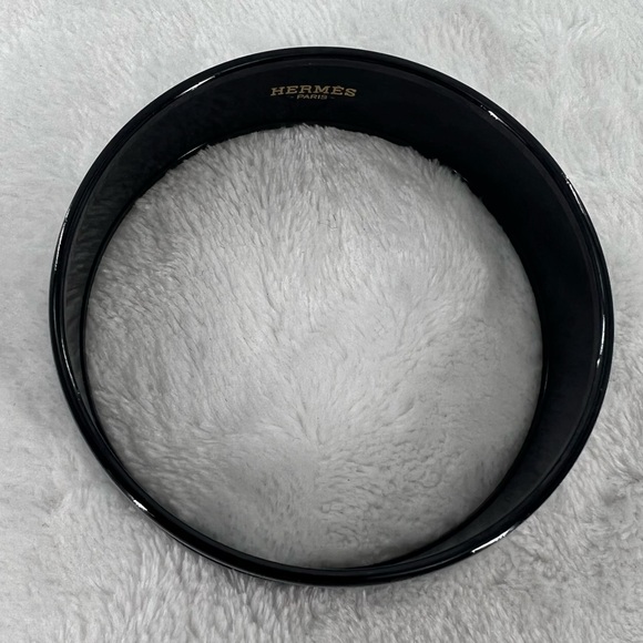 Hermès Brazil Wide Enamel Bangle - Picture 5 of 12